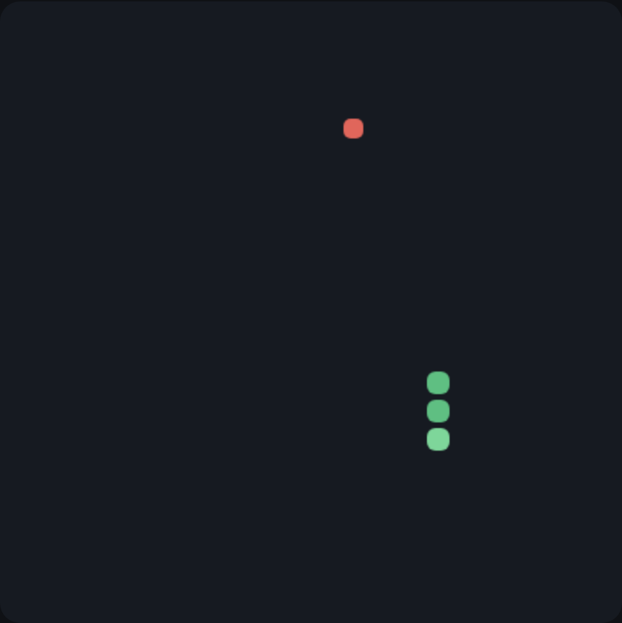 Snake, a game built with Amelia&rsquo;s Agent